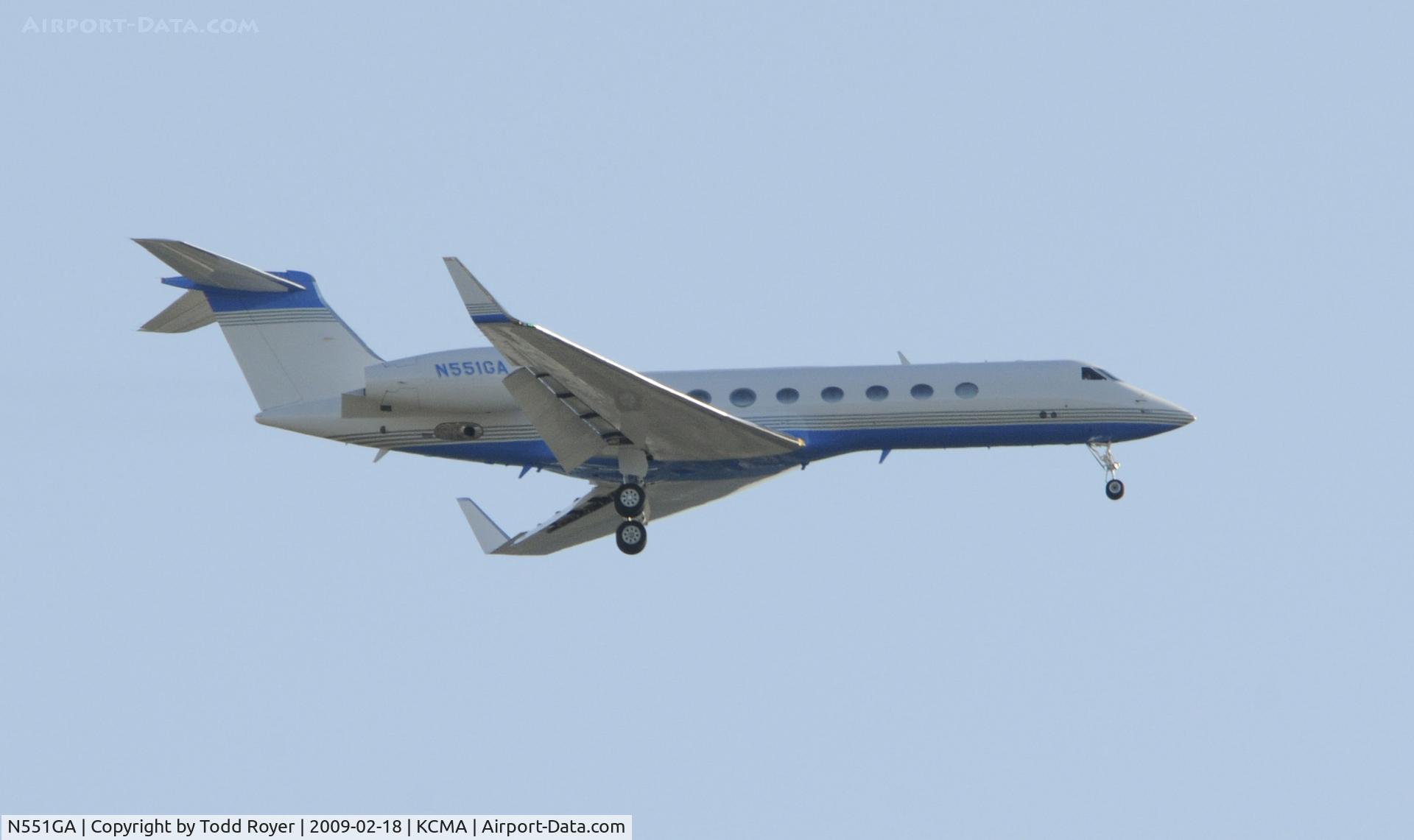 N551GA, 2000 Gulfstream Aerospace G-V C/N 606, From the backyard
