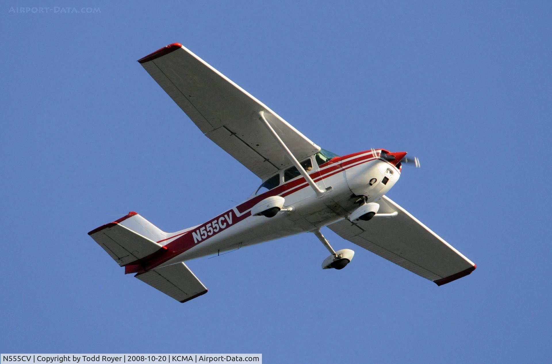 N555CV, 1976 Cessna 172M C/N 17267112, From the backyard