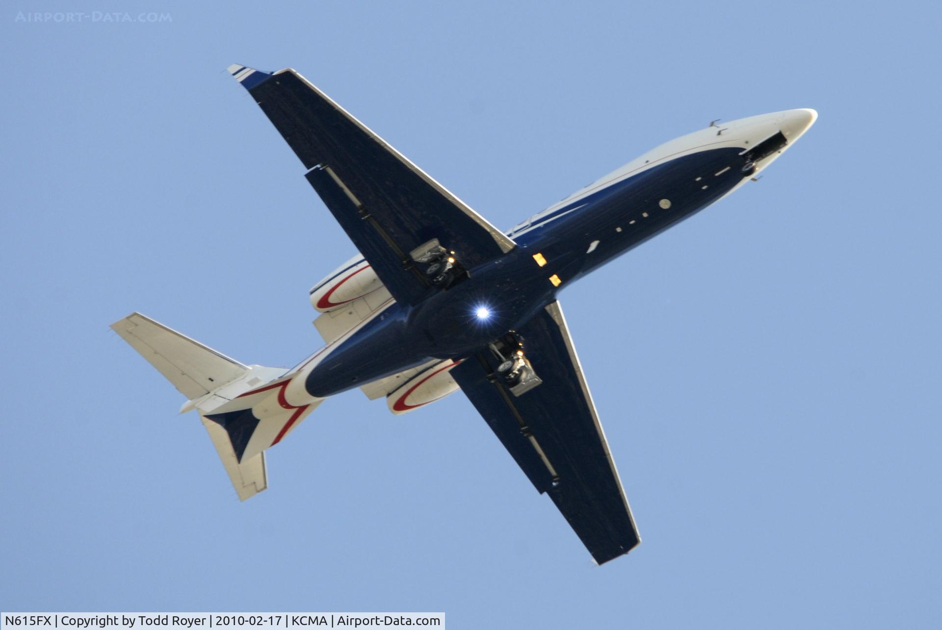 N615FX, 2006 Learjet 40 C/N 45-2051, From the backyard
