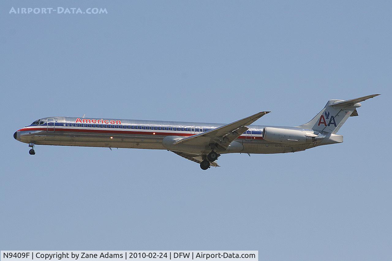 N9409F, 1992 McDonnell Douglas MD-83 (DC-9-83) C/N 53121, American Airlines at DFW