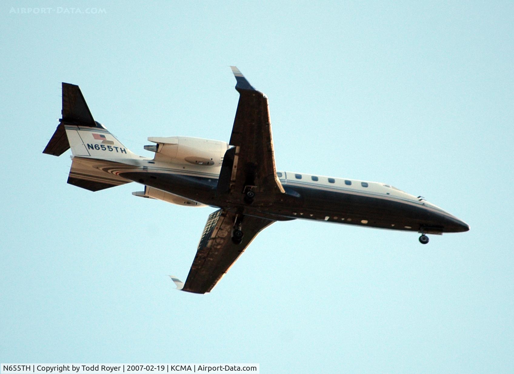 N655TH, 1988 Canadair Challenger 601-3A (CL-600-2B16) C/N 5022, From the backyard