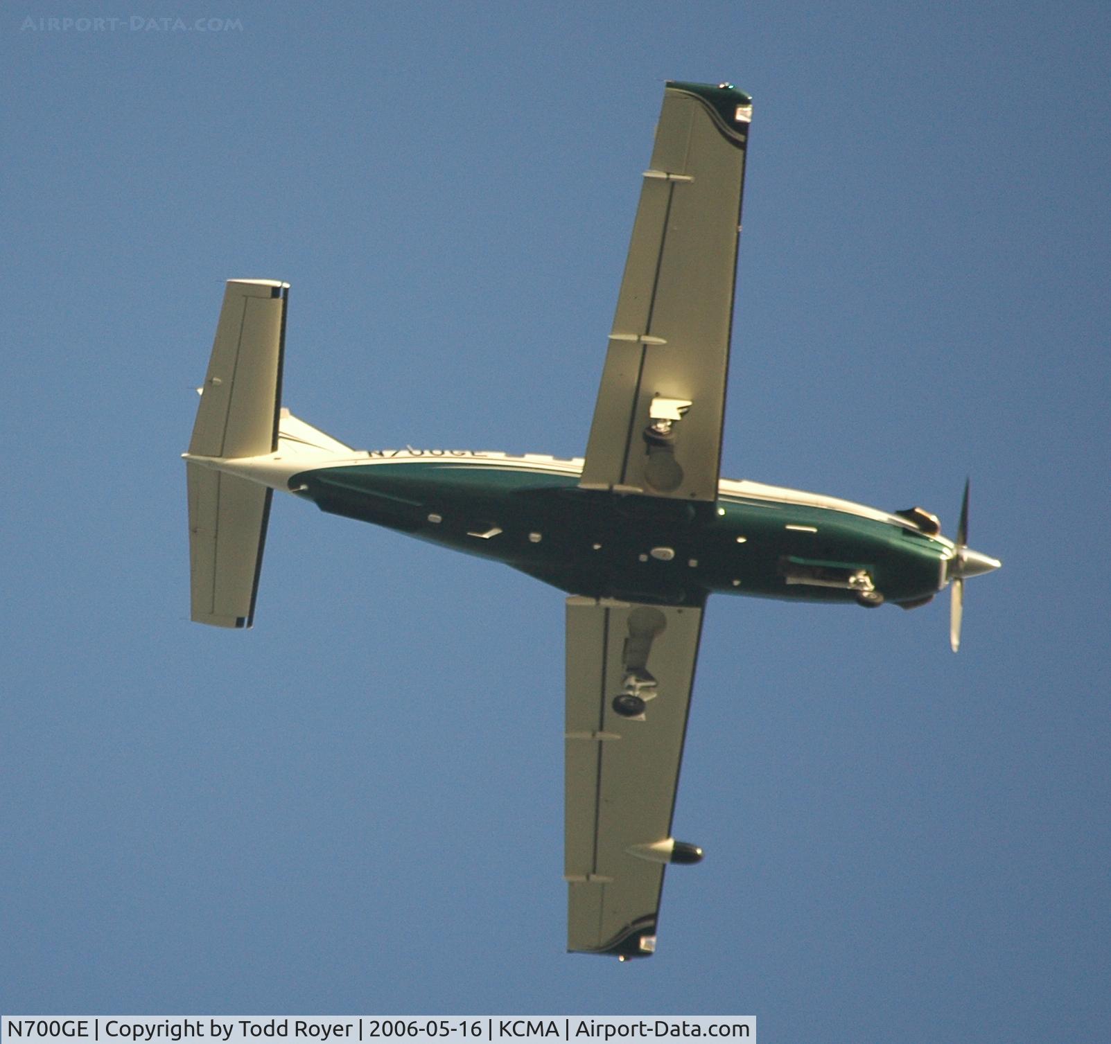 N700GE, 2003 Socata TBM-700 C/N 255, From the backyard
