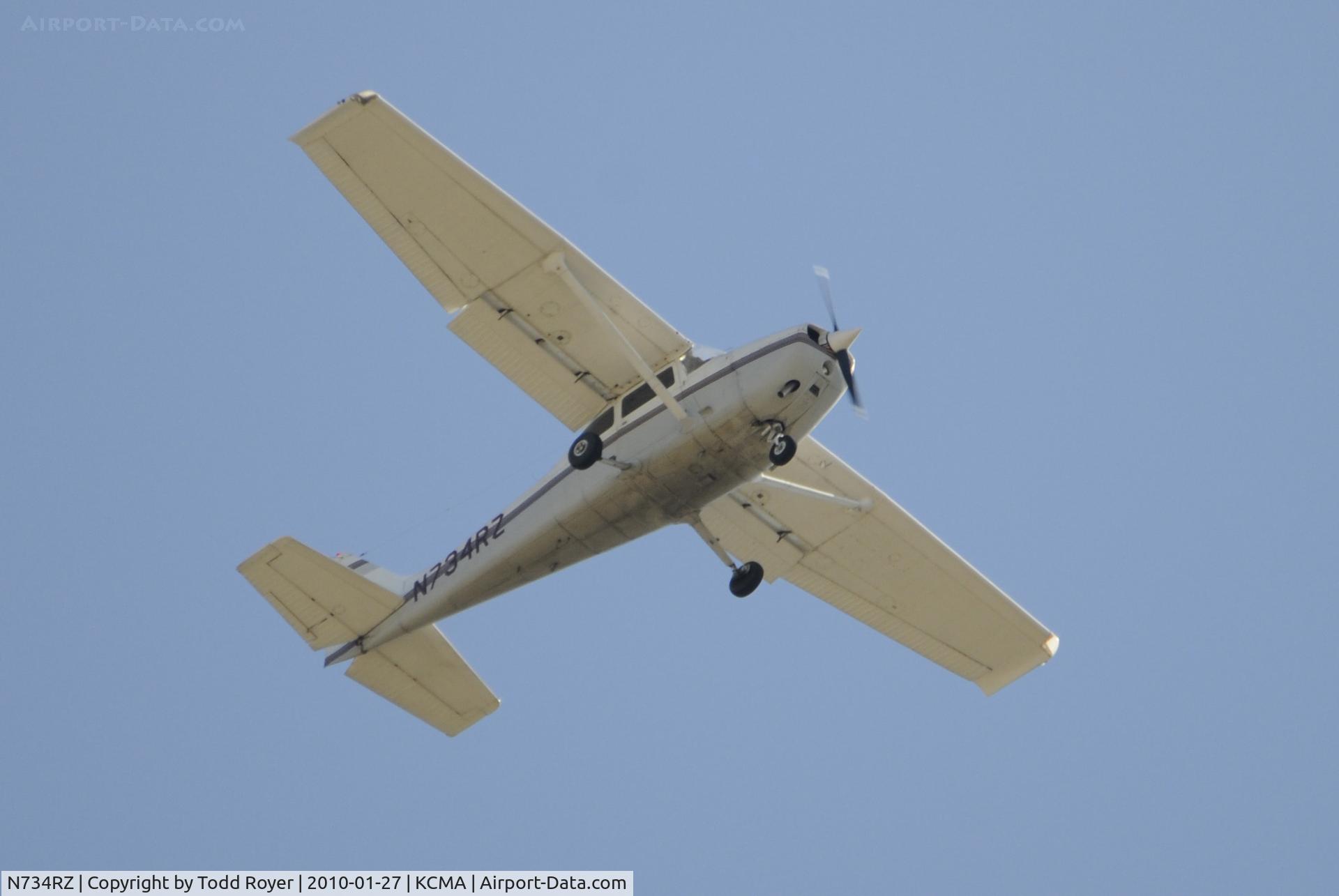 N734RZ, 1977 Cessna 172N C/N 17269067, From the backyard