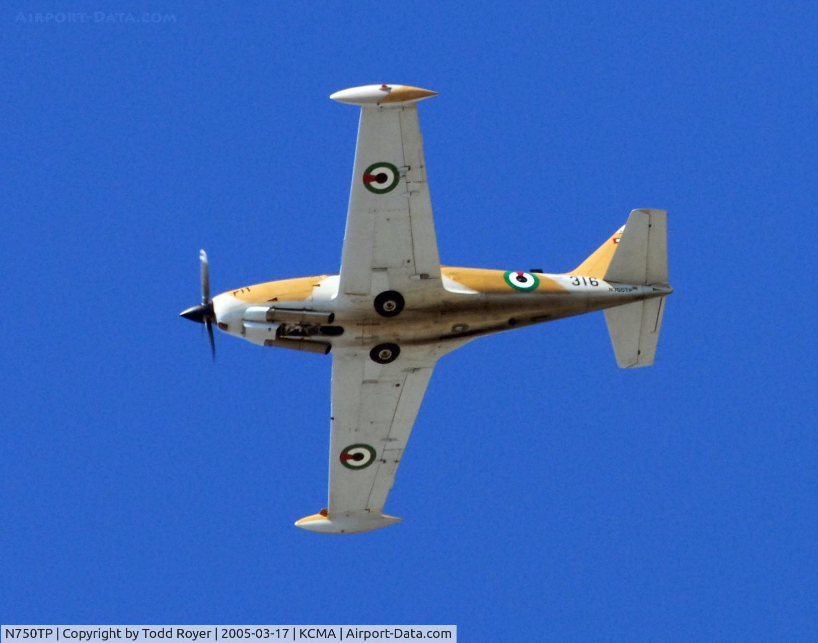 N750TP, 2002 Spearman Michael RAPTOR C/N TD2-001, From the backyard
