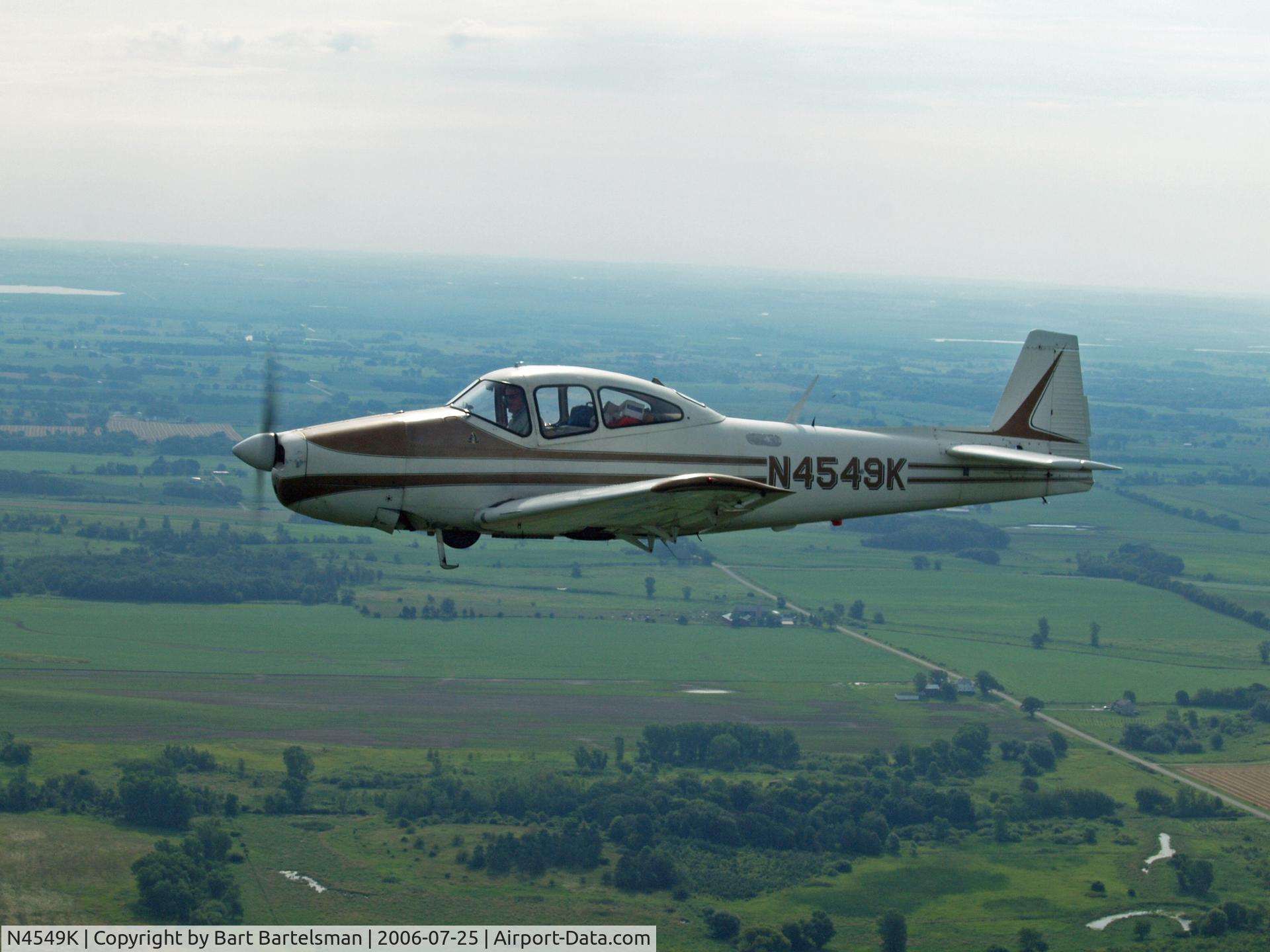 N4549K, 1948 Ryan Navion C/N NAV-4-1549, Over Southern Wisconsin enroute OSH