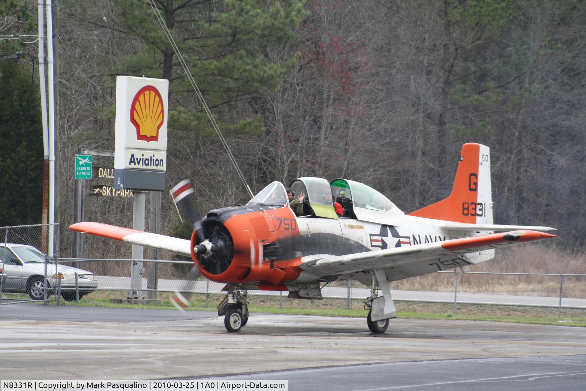 N8331R, North American T-28B Trojan C/N 200-402 (138331), North American T-28B
