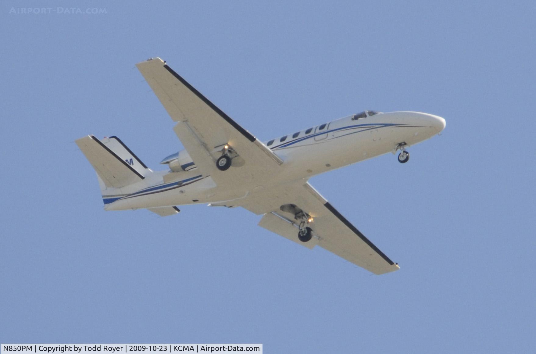 N850PM, 1981 Cessna 550 C/N 550-0210, From the backyard