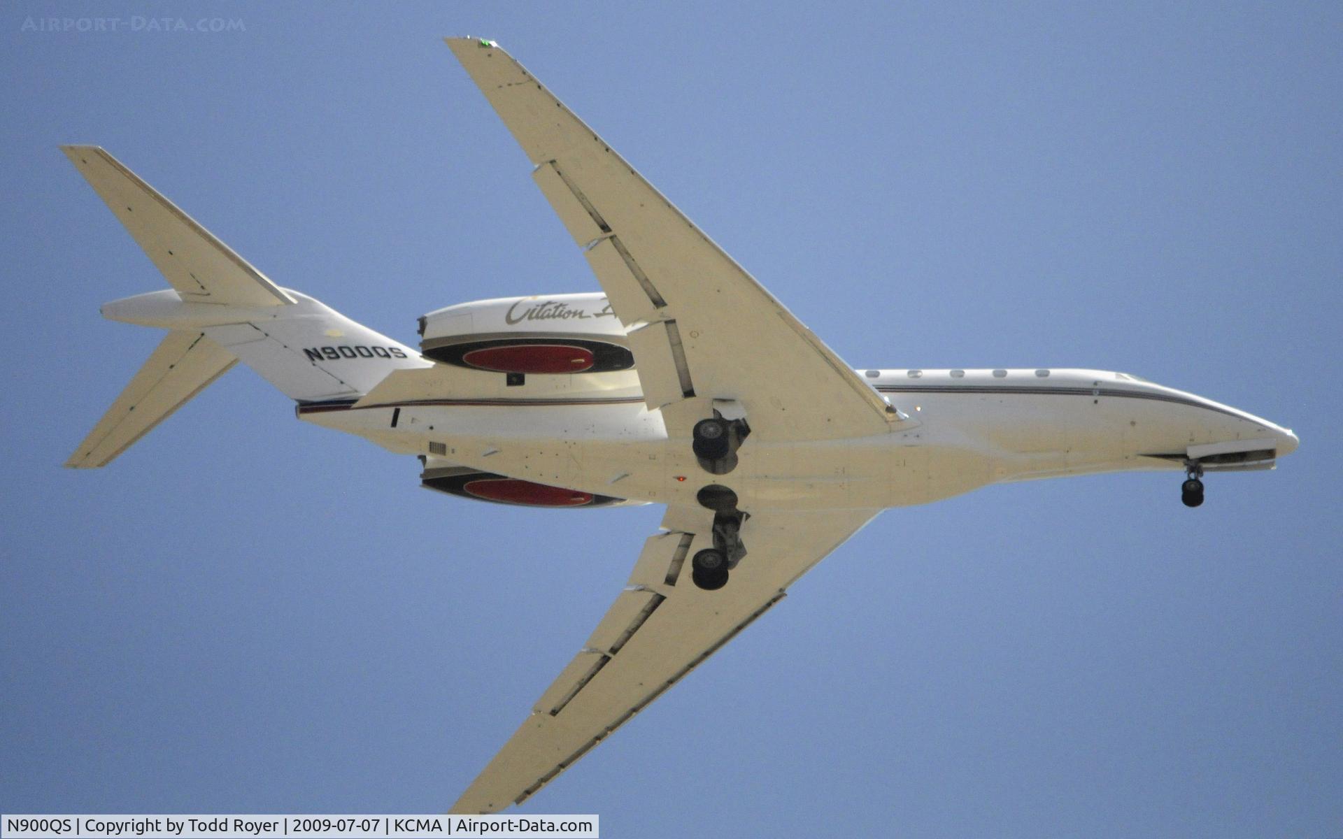 N900QS, 2000 Cessna 750 Citation X Citation X C/N 750-0123, From the backyard