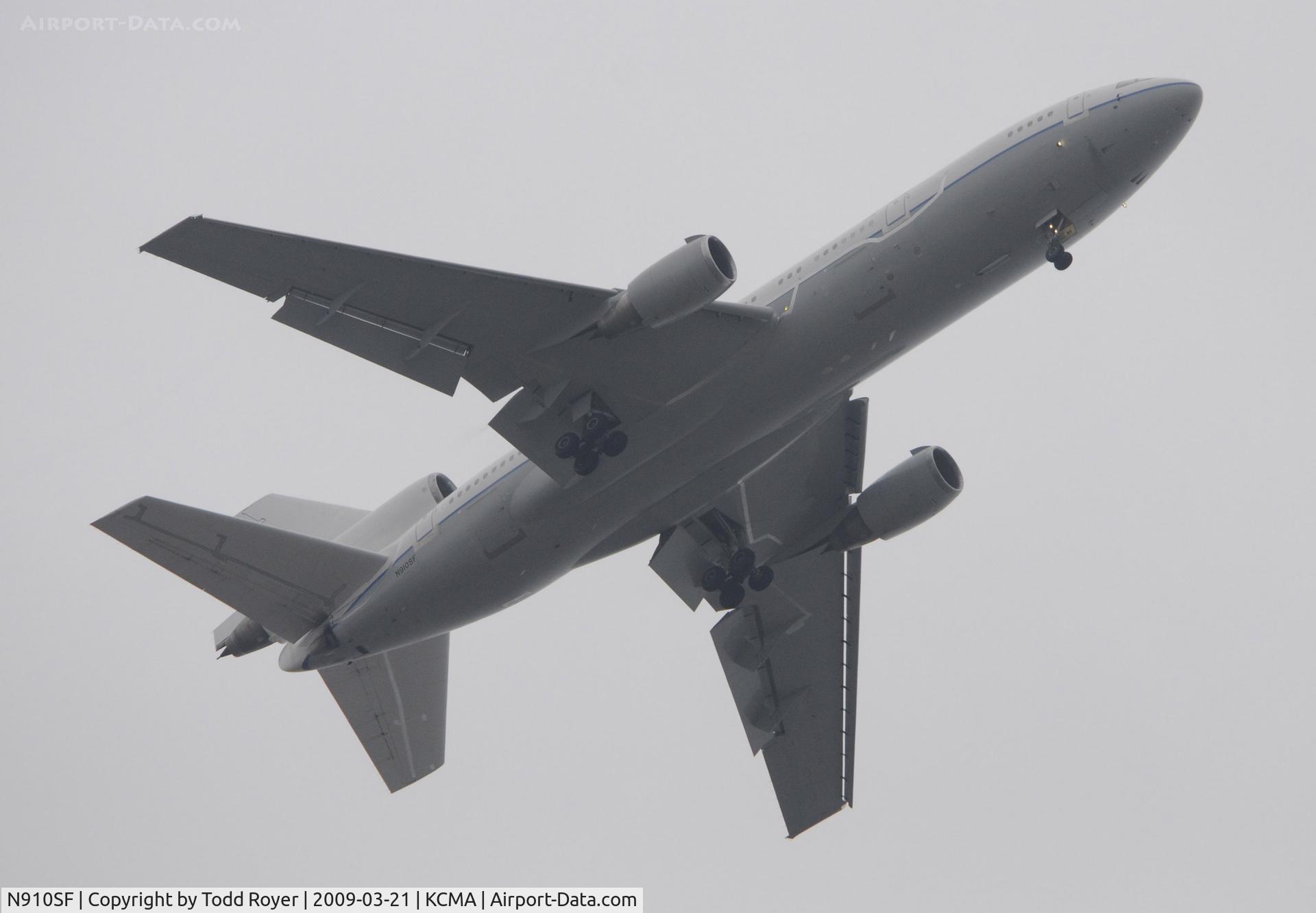 N910SF, 1972 Douglas DC-10-10 C/N 46524, From the backyard
