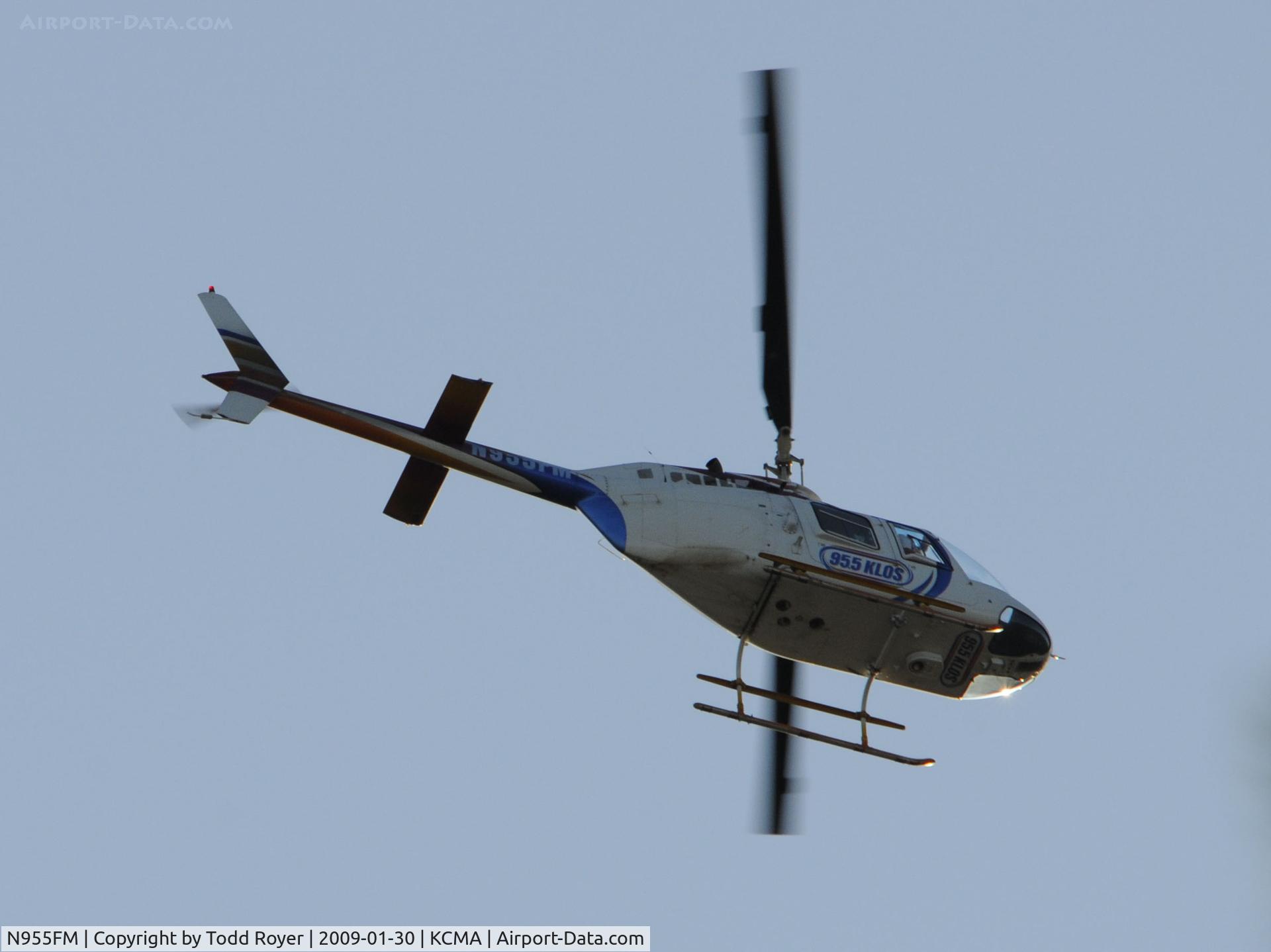 N955FM, 1979 Bell 206B JetRanger C/N 2639, From the backyard