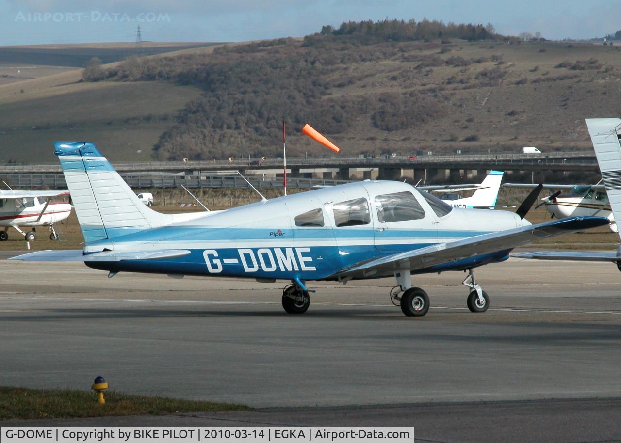 G-DOME, 1999 Piper PA-28-161 Cherokee Warrior III C/N 28-42062, WARRIOR III OF TARGET AVIATION. SHOREHAM