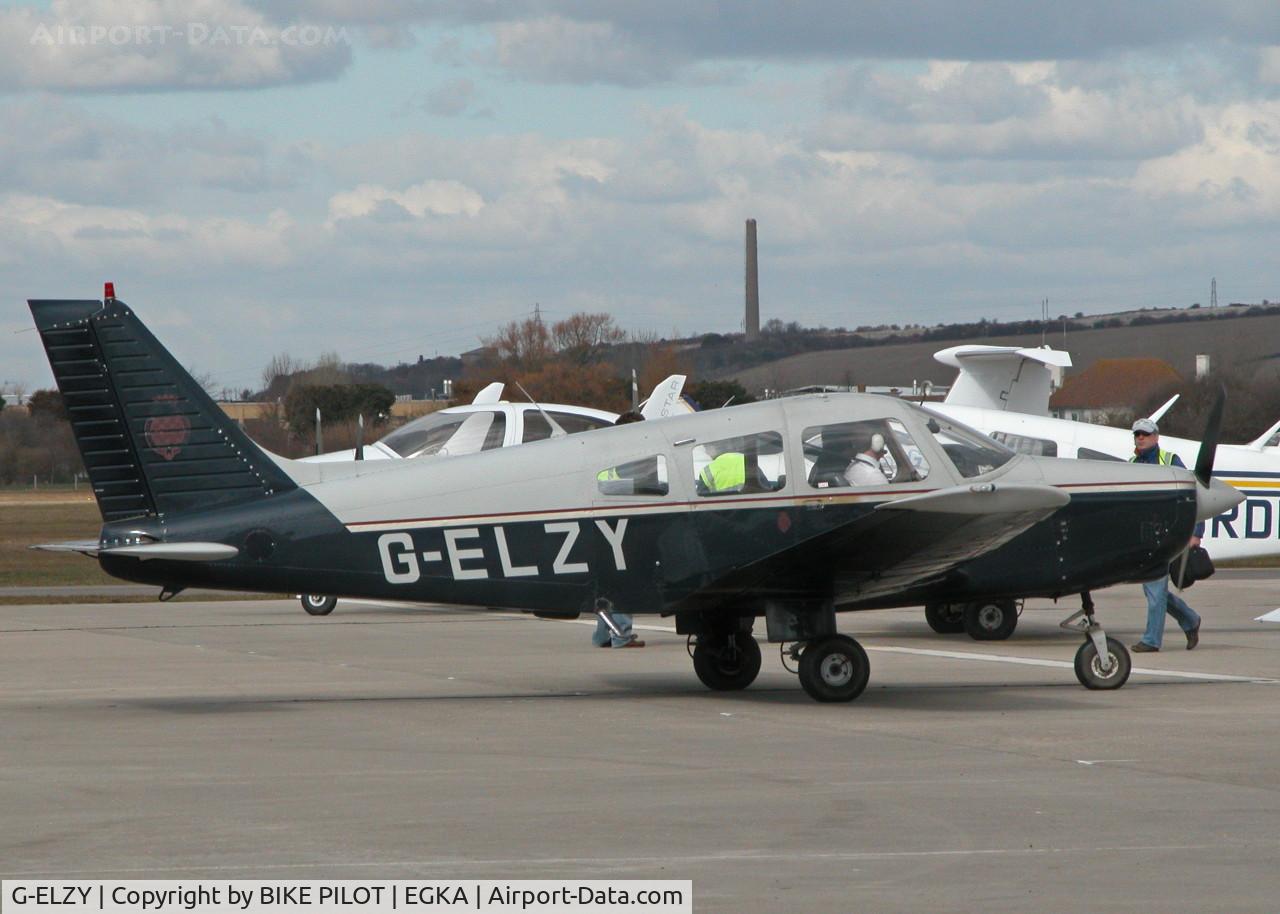 G-ELZY, 1986 Piper PA-28-161 Cherokee Warrior II C/N 28-8616027, GOODWOOD ROAD RACING COMPANY LTD WARRIOR II. SHOREHAM