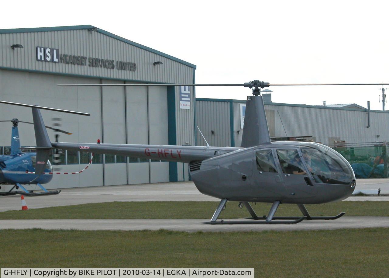 G-HFLY, 2007 Robinson R44  Raven II C/N 11876, HELIFLY (UK) LTD. SHOREHAM