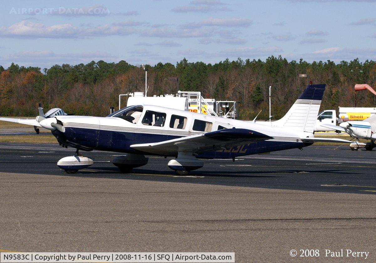 N9583C, 1978 Piper PA-32-300 Cherokee Six C/N 32-7840103, Taking a spot on the ramp for a bit