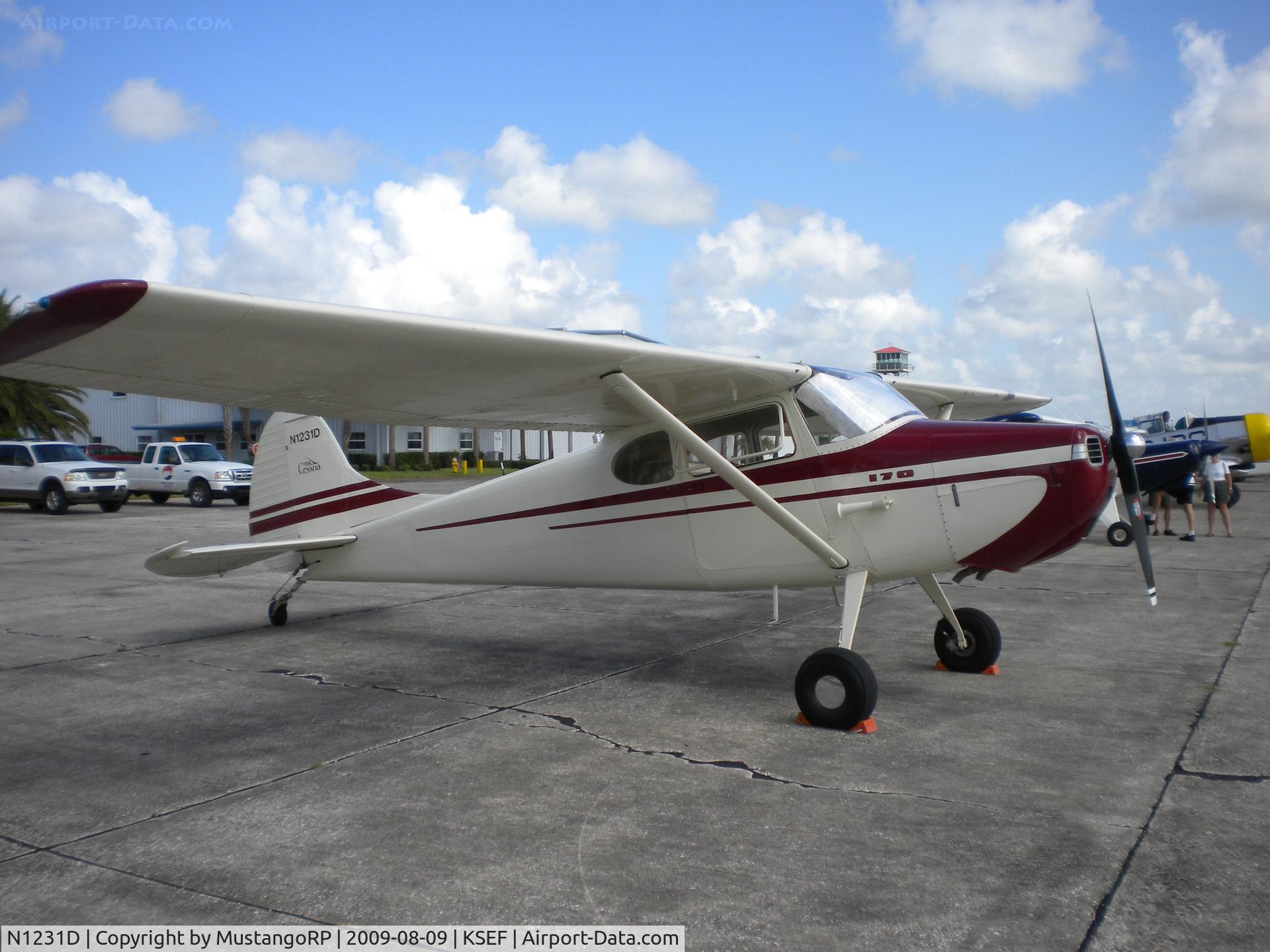 N1231D, 1950 Cessna 170A C/N 19785, 1950 C-170A