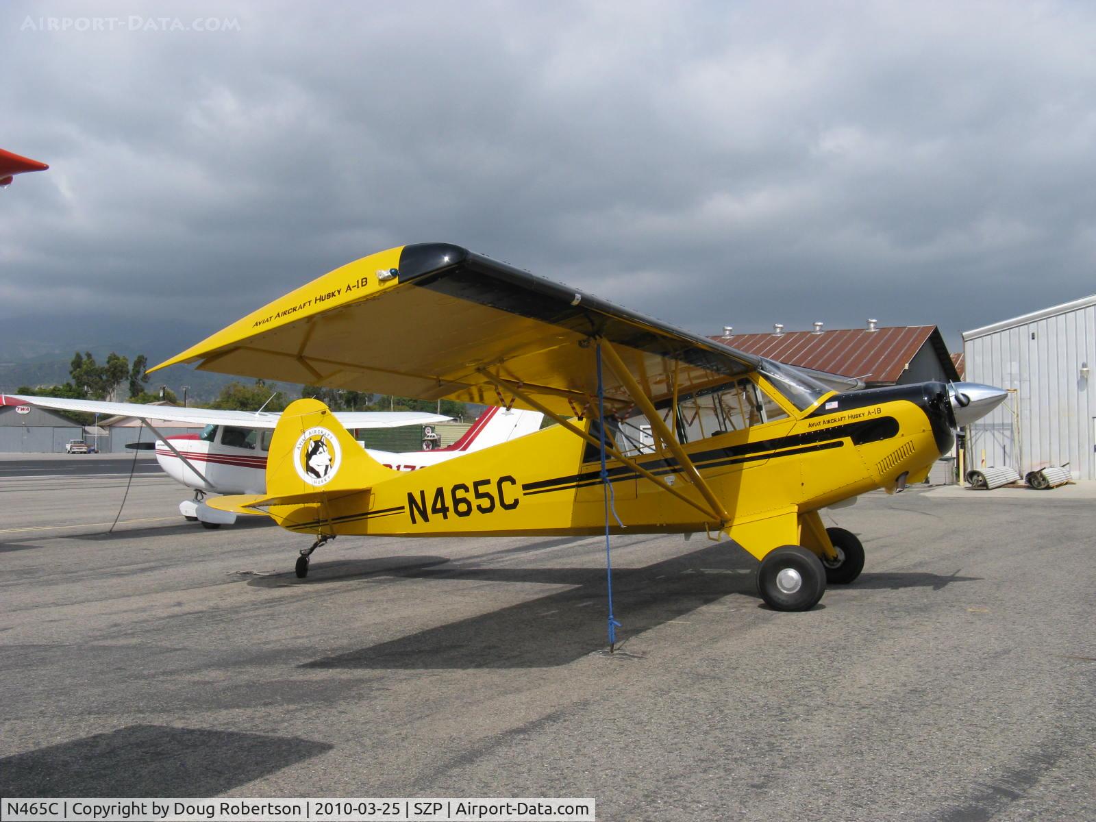 N465C, 2000 Aviat A-1B Husky C/N 2067, 2000 Aviat HUSKY A-1B, Lycoming O&VO-360 180 Hp