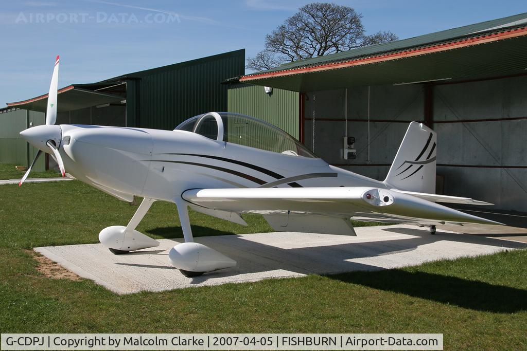 G-CDPJ, 2006 Vans RV-8 C/N PFA 303-13295, Van's RV-8 at Fishburn Airfield, UK in 2007.