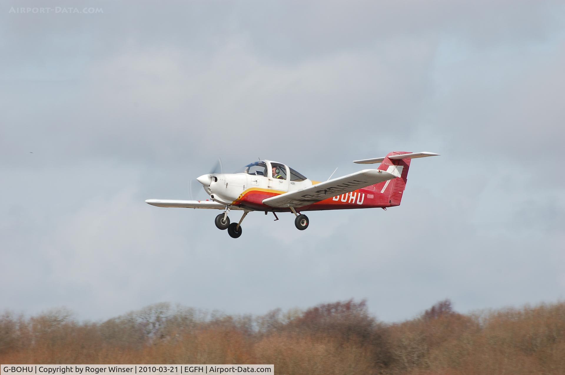 G-BOHU, 1980 Piper PA-38-112 Tomahawk Tomahawk C/N 38-80A0031, Piper Tomahawk operated by Swansea based Cambrian Flying Club