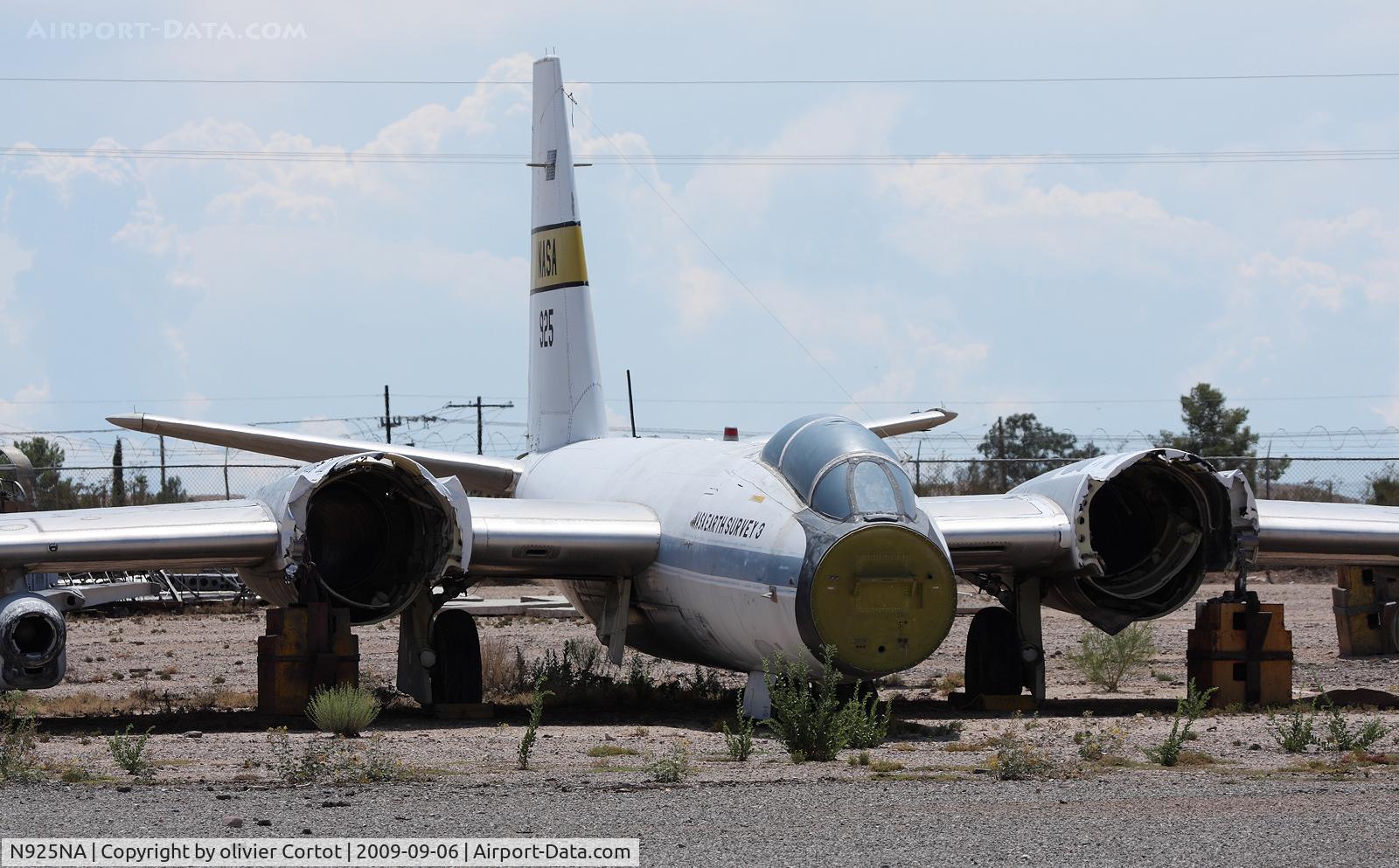 N925NA, Martin WB-57F Canberra C/N 011, awaiting restoration at the Pima museum