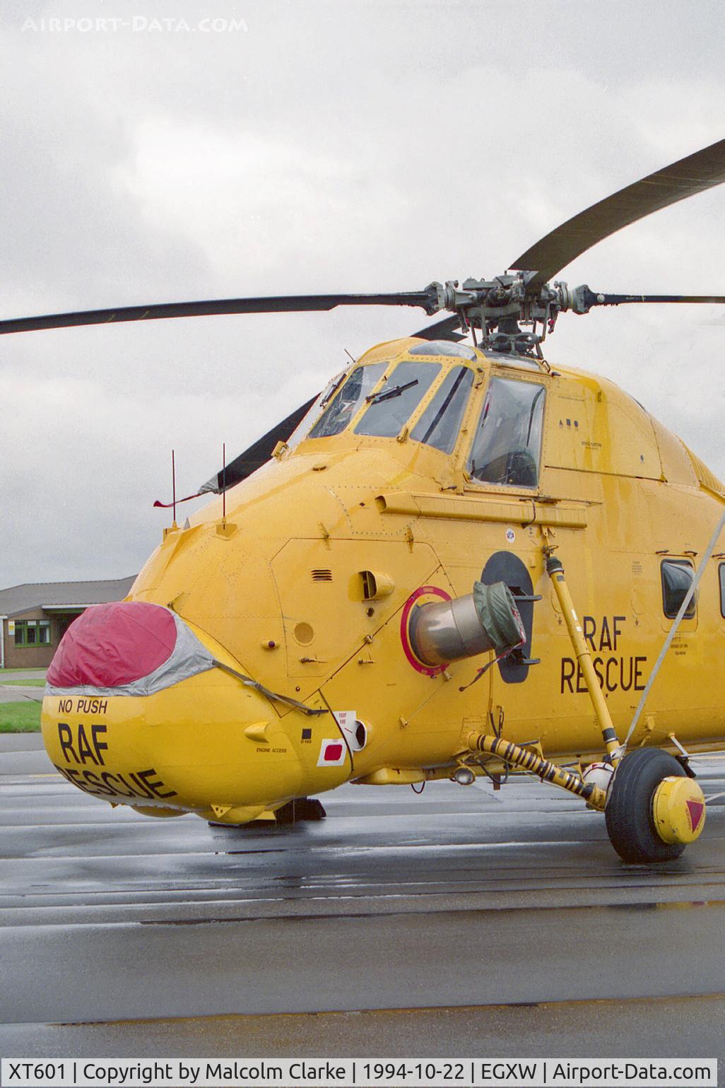 XT601, 1966 Westland Wessex HC.2 C/N WA528, Westland Wessex HC2. Flown by RAF No 22 Sqn, C Flt SARTU (Search & Rescue Training Unit) based at Valley and seen here at RAF Waddington's Photocall 94.