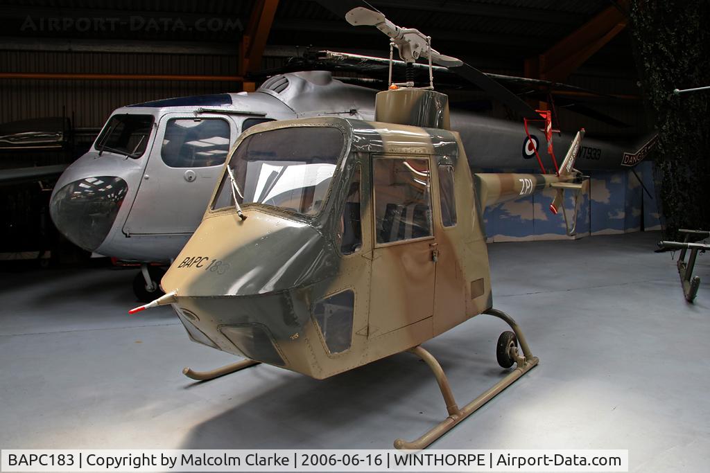 BAPC183, Zurowski ZP.1 C/N BAPC.183, Zurowski ZP-1 at The Newark Air Museum, Winthorpe in 1992. A homebuilt helicopter dating from the early 80's.