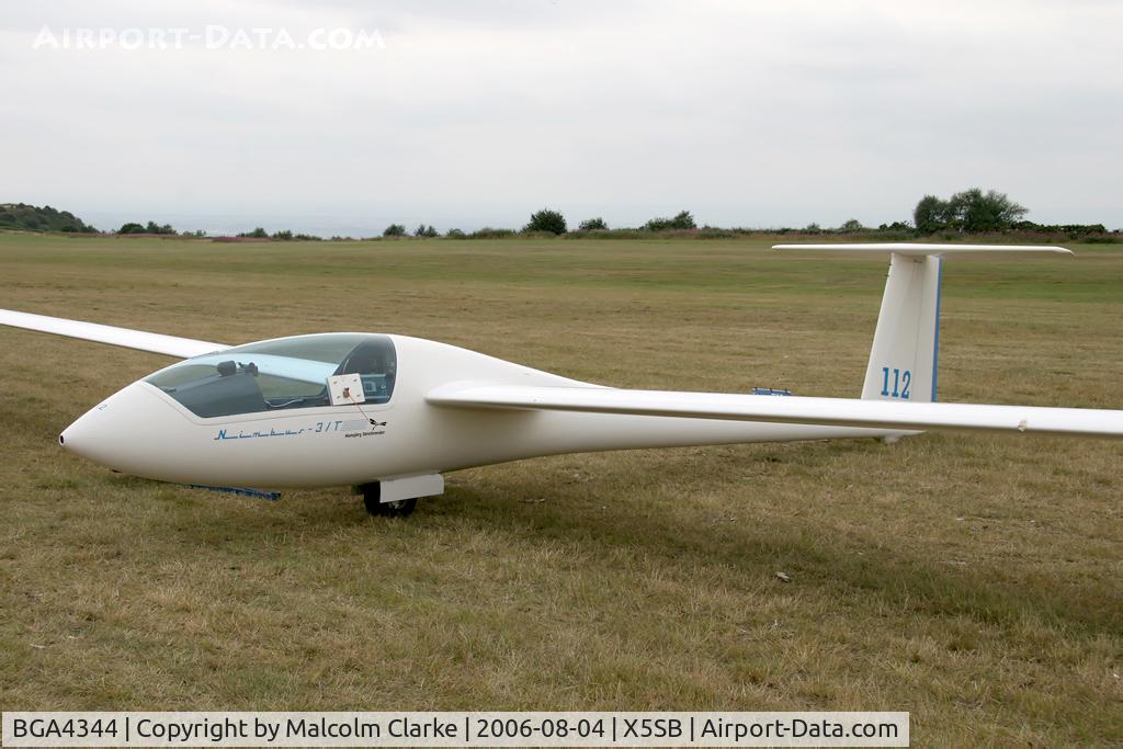 BGA4344, 1986 Schempp-Hirth Nimbus 3T C/N 22, Schempp-Hirth Nimbus 3T at The Yorkshire Gliding Club, Sutton Bank, North Yorkshire in 2006.