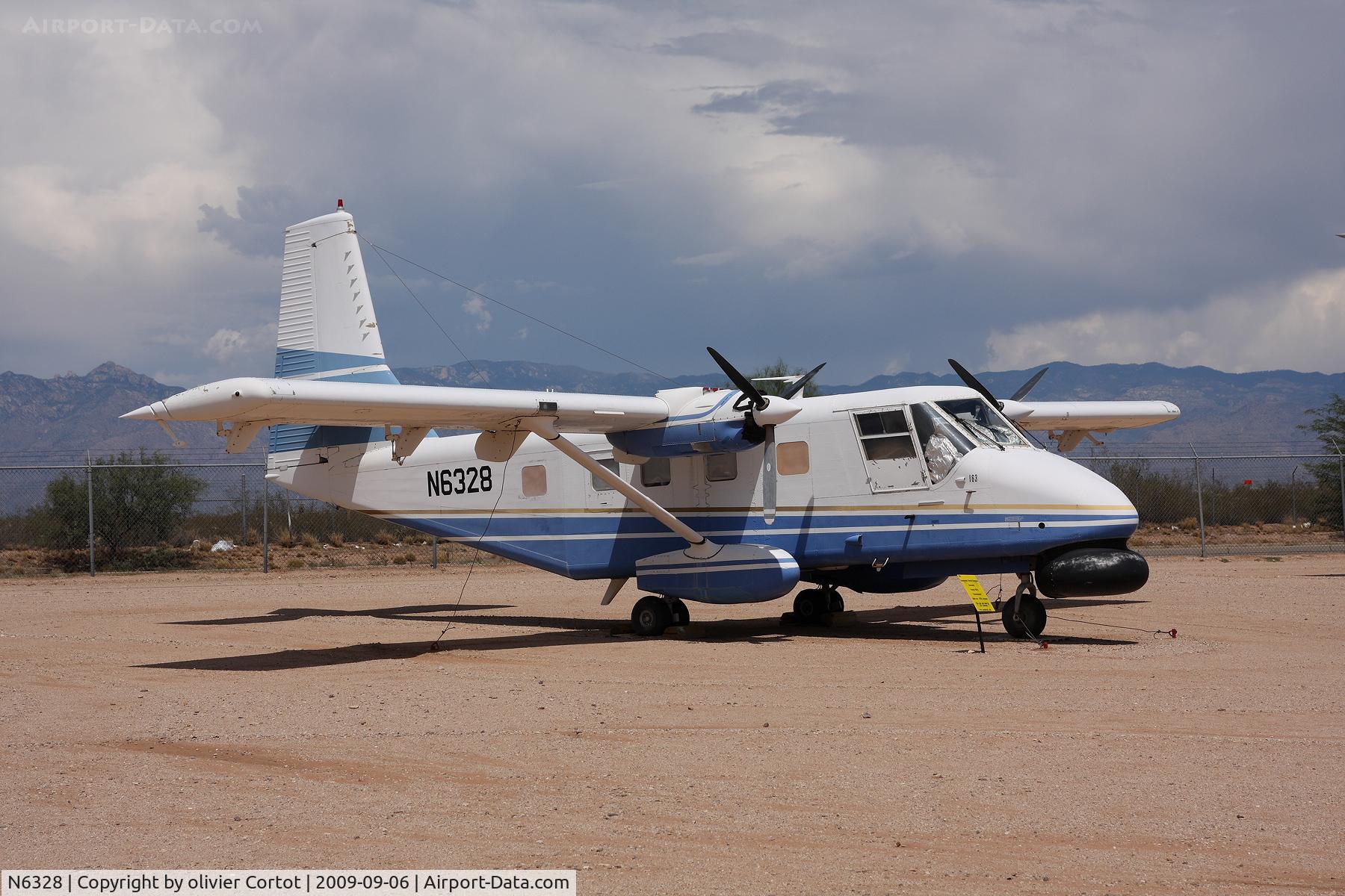 N6328, 1989 GAF N22S Searchmaster L C/N N22S-163, Now part of the Pima Air Museum
