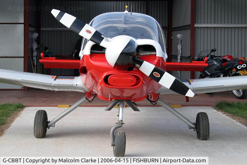 G-CBBT, 1975 Scottish Aviation Bulldog T.1 C/N BH120/344, Scottish Aviation Bulldog T1 at Fishburn Airfield in 2006.