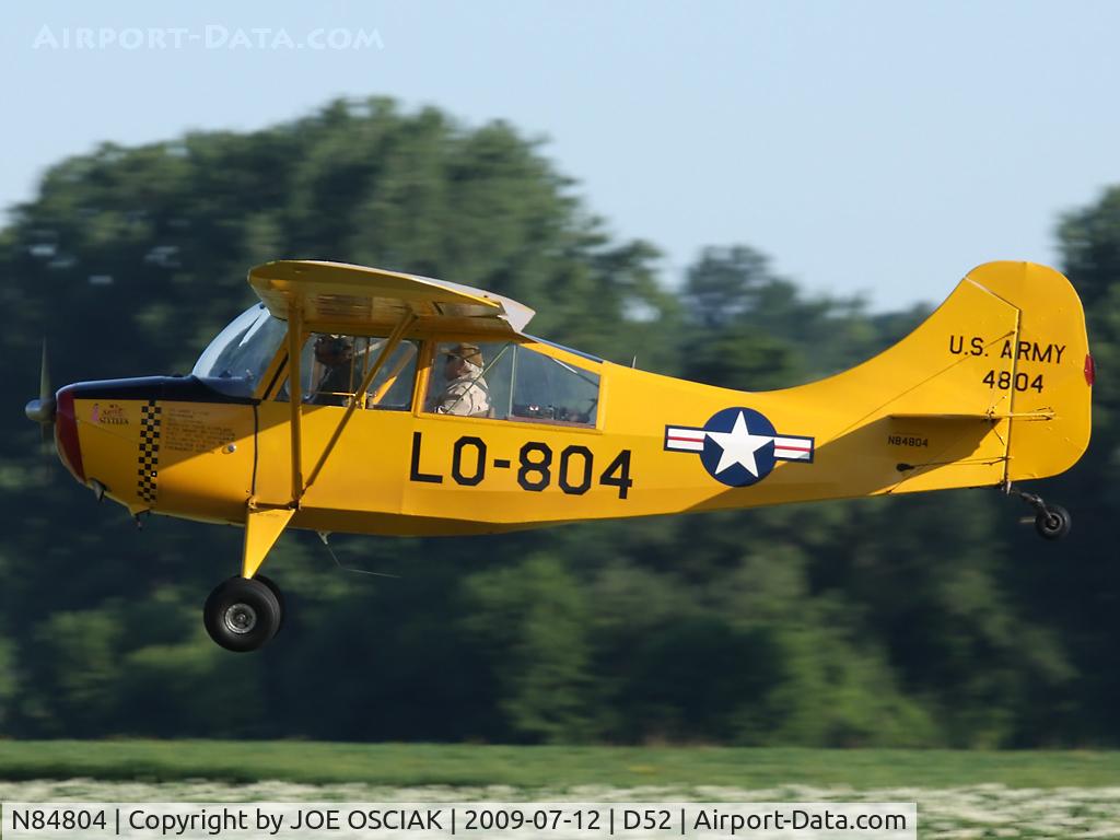 N84804, 1946 Aeronca 7AC Champion C/N 7AC-3518, Taking off from D52
