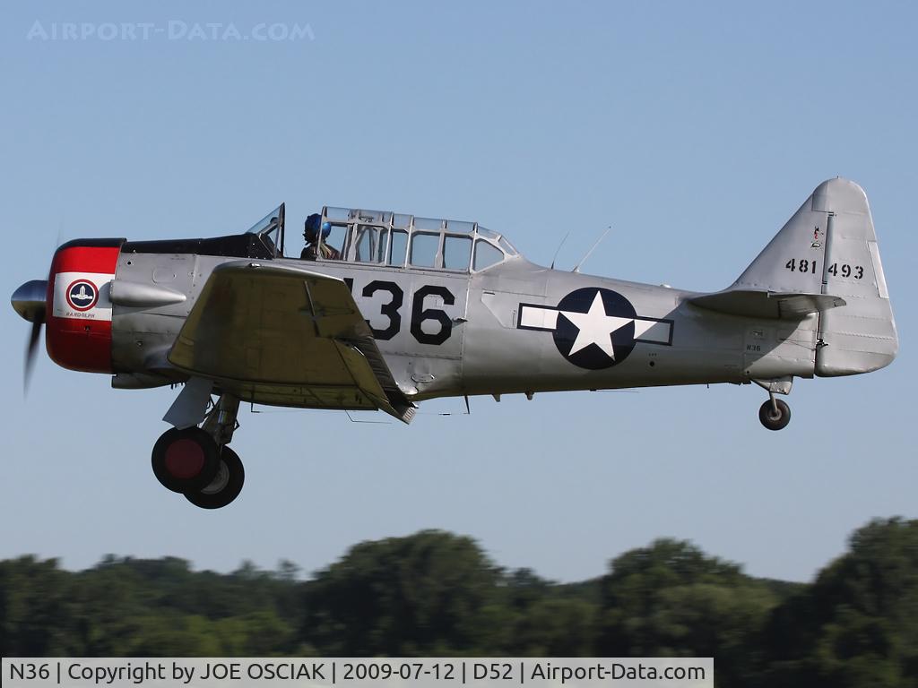 N36, 1944 North American AT-6F Texan C/N 121-42765, @ Geneseo