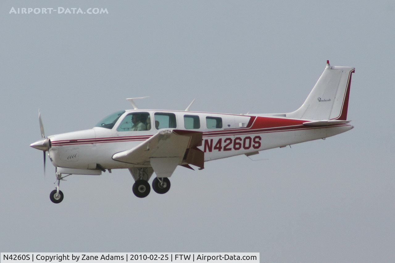 N4260S, 1977 Beech A36 Bonanza 36 C/N E-959, At Fort Worth Meacham Field