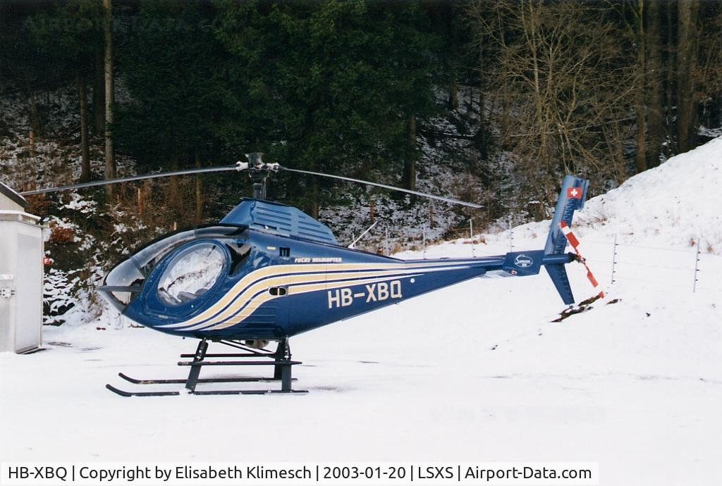 HB-XBQ, 1998 Schweizer 269D C/N 0024, at Schinedllegi Heliport