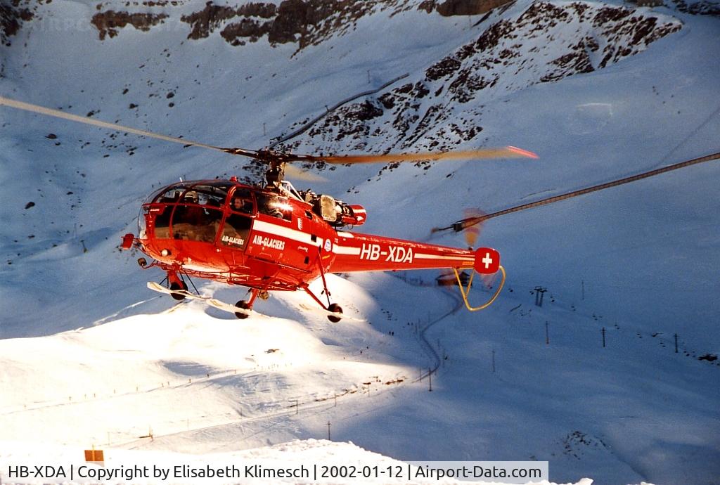 HB-XDA, 1969 Sud SE-3160 Alouette III C/N 1609, at Lauberhorn
