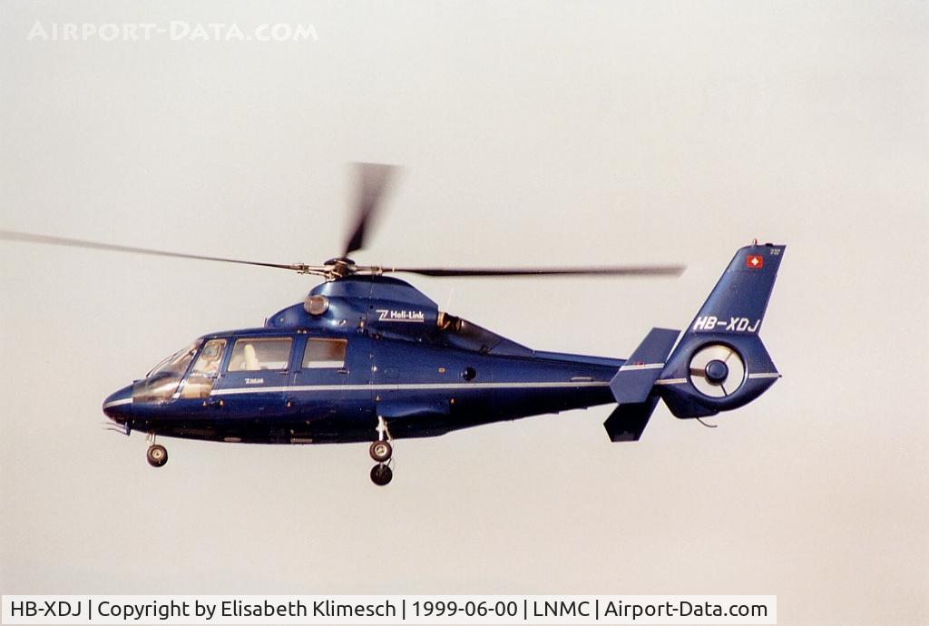 HB-XDJ, 1985 Aerospatiale SA-365N Dauphin 2 C/N 6151, at Monaco Heliport