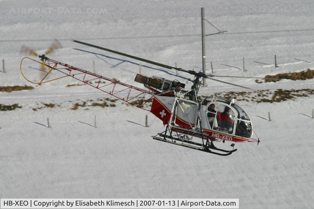 HB-XEO, 1973 Aérospatiale SA-315B Lama C/N 2321, at Lauberhorn