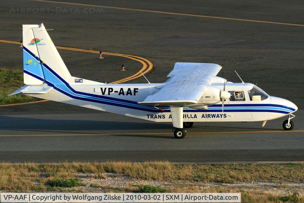 VP-AAF, 1980 Pilatus Britten-Norman BN-2B-21 Islander C/N 2024B, visitor