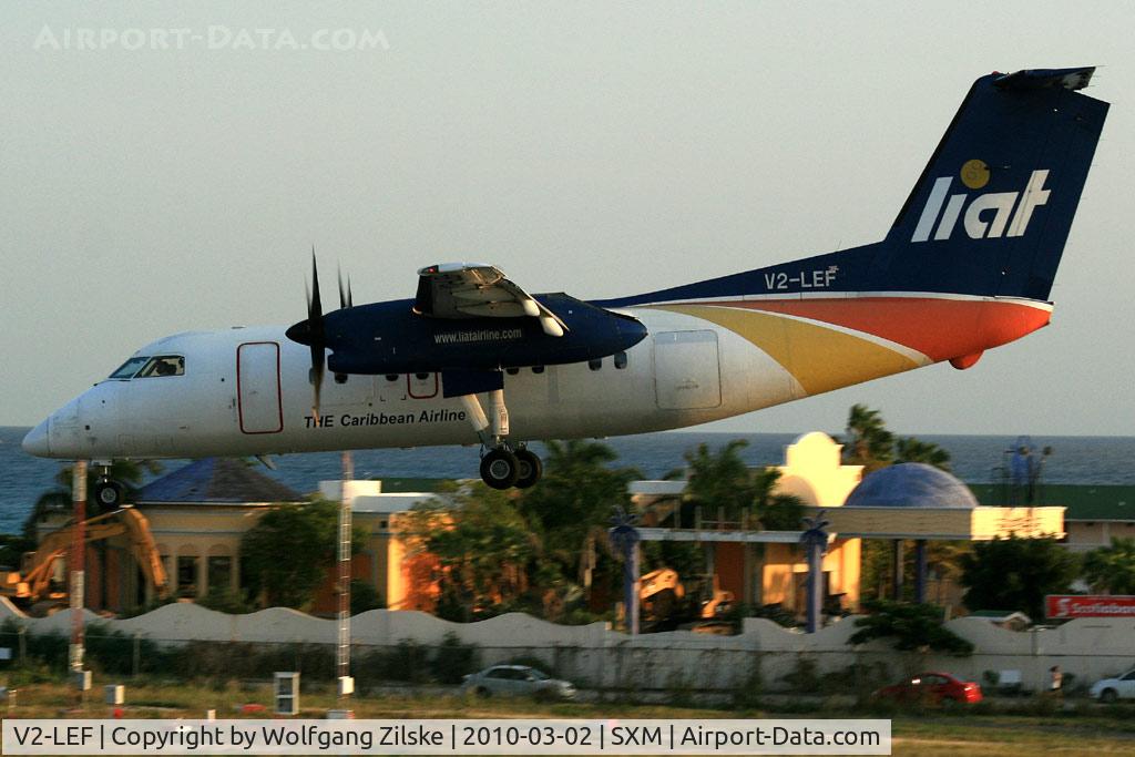 V2-LEF, 1989 De Havilland Canada DHC-8-103 Dash 8 C/N 144, visitor