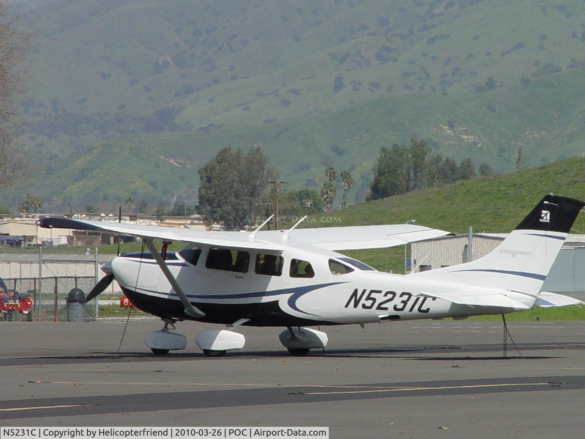 N5231C, Cessna T206H Turbo Stationair C/N T20608927, Parked in transient parking