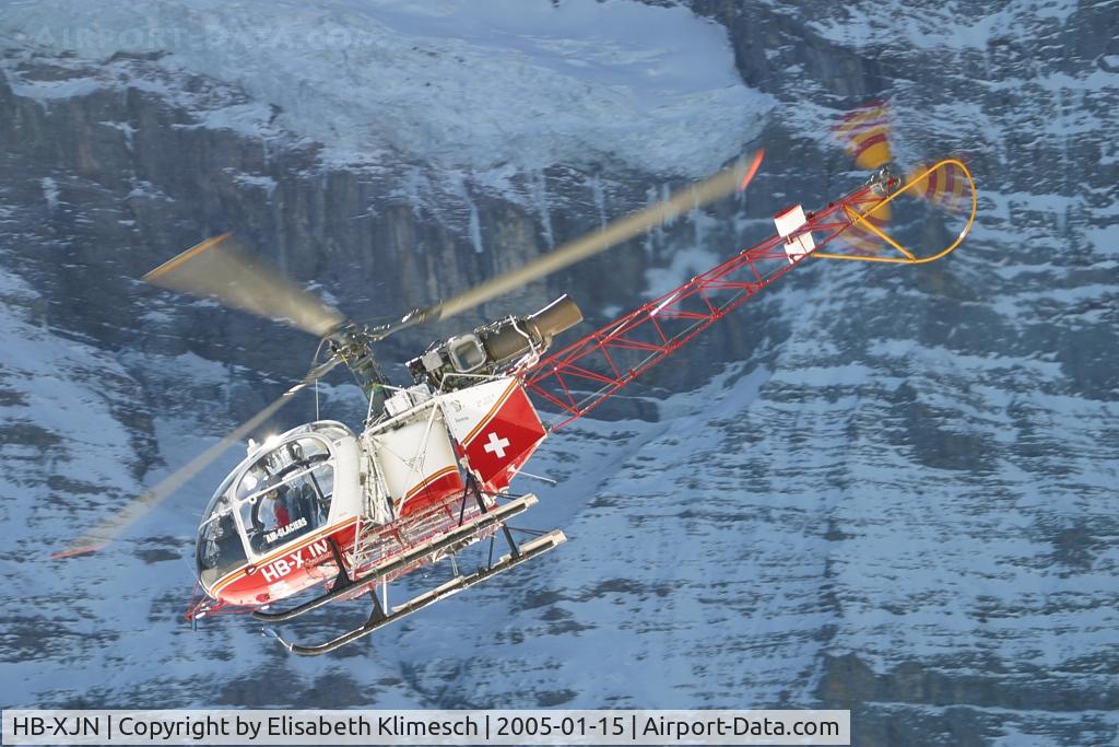 HB-XJN, 1981 Aérospatiale SA-315B Lama C/N 2609, at Lauberhorn
