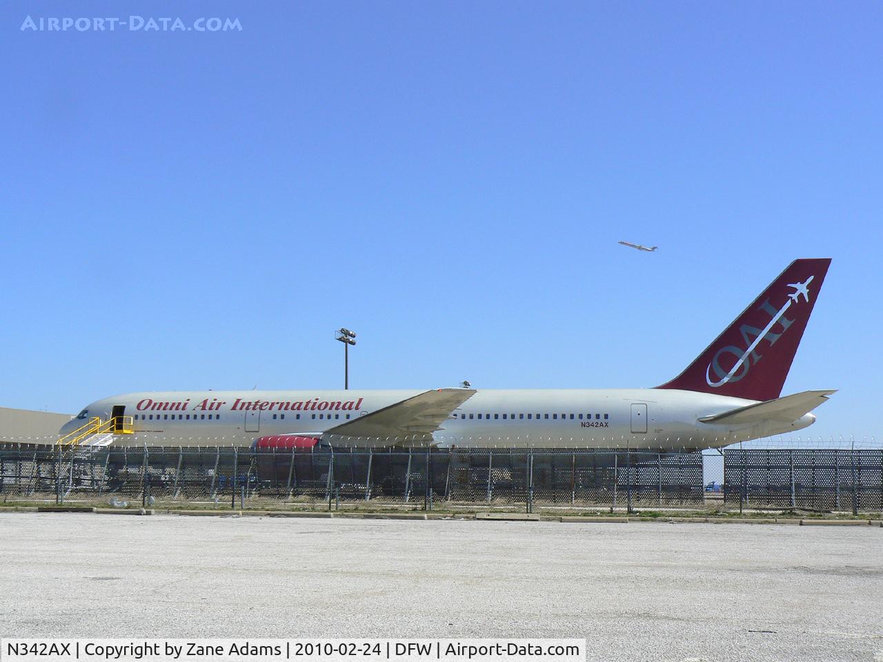 N342AX, 1993 Boeing 767-328ER C/N 27136, Omni Air International at DFW