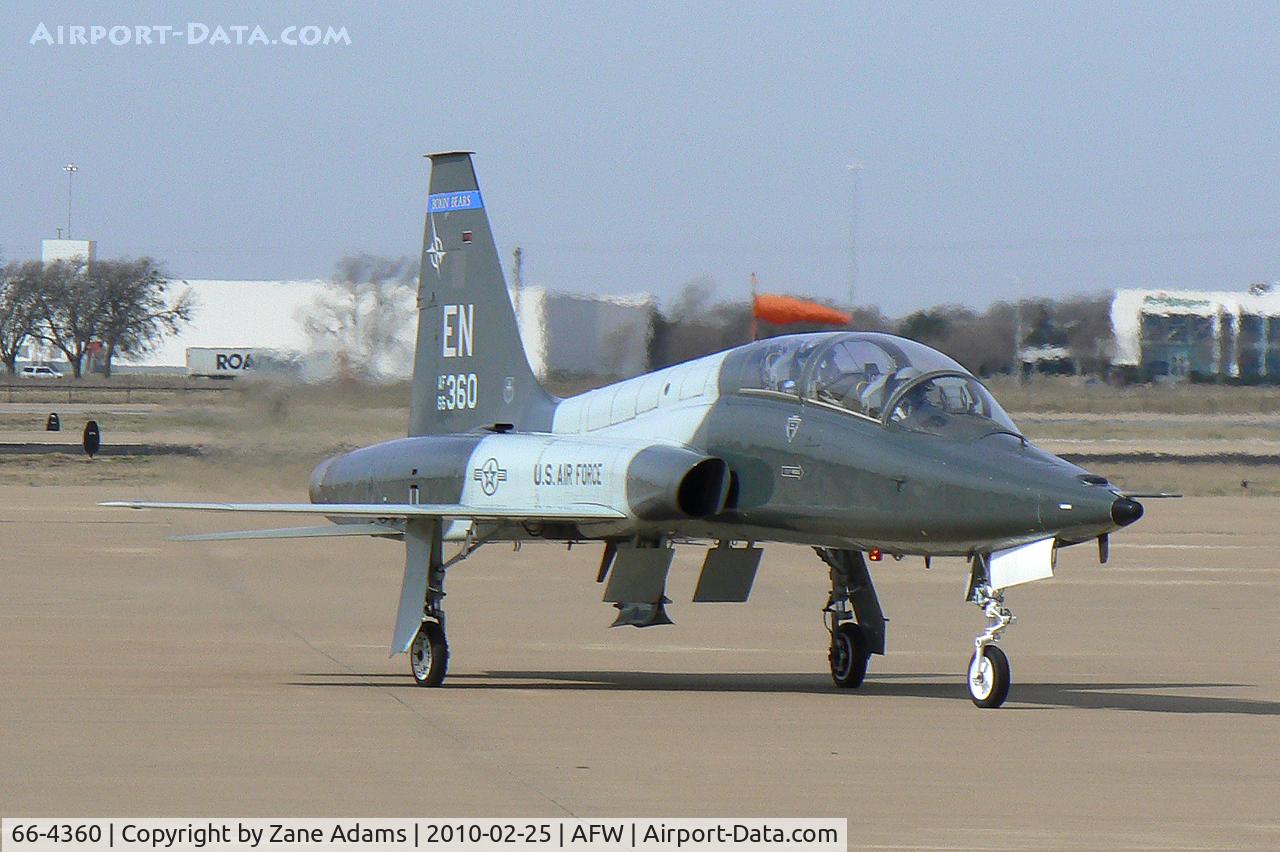 66-4360, 1966 Northrop T-38A Talon C/N N.5991, At Fort Worth Alliance Airport