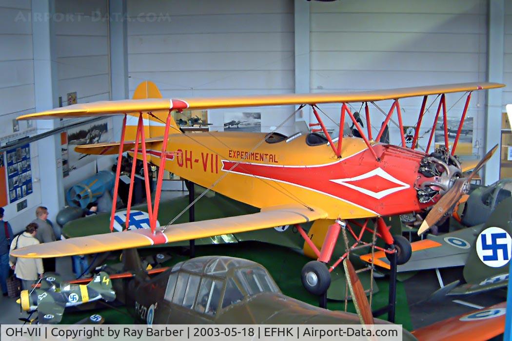OH-VII, 1939 Valition Viima II C/N 22, Preserved and displayed here in the Suomen Ilmailumuseo.