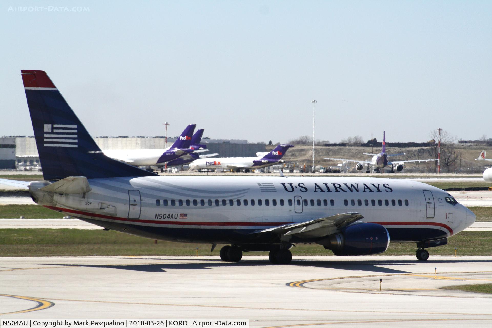 N504AU, 1987 Boeing 737-3B7 C/N 23379, Boeing 737-300