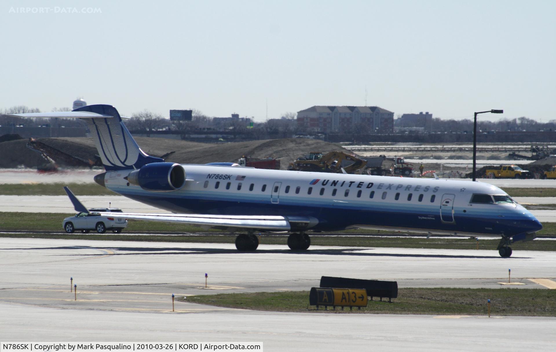 N786SK, 2009 Bombardier CRJ-700 (CL-600-2C10) Regional Jet C/N 10286, CL-600-2C10