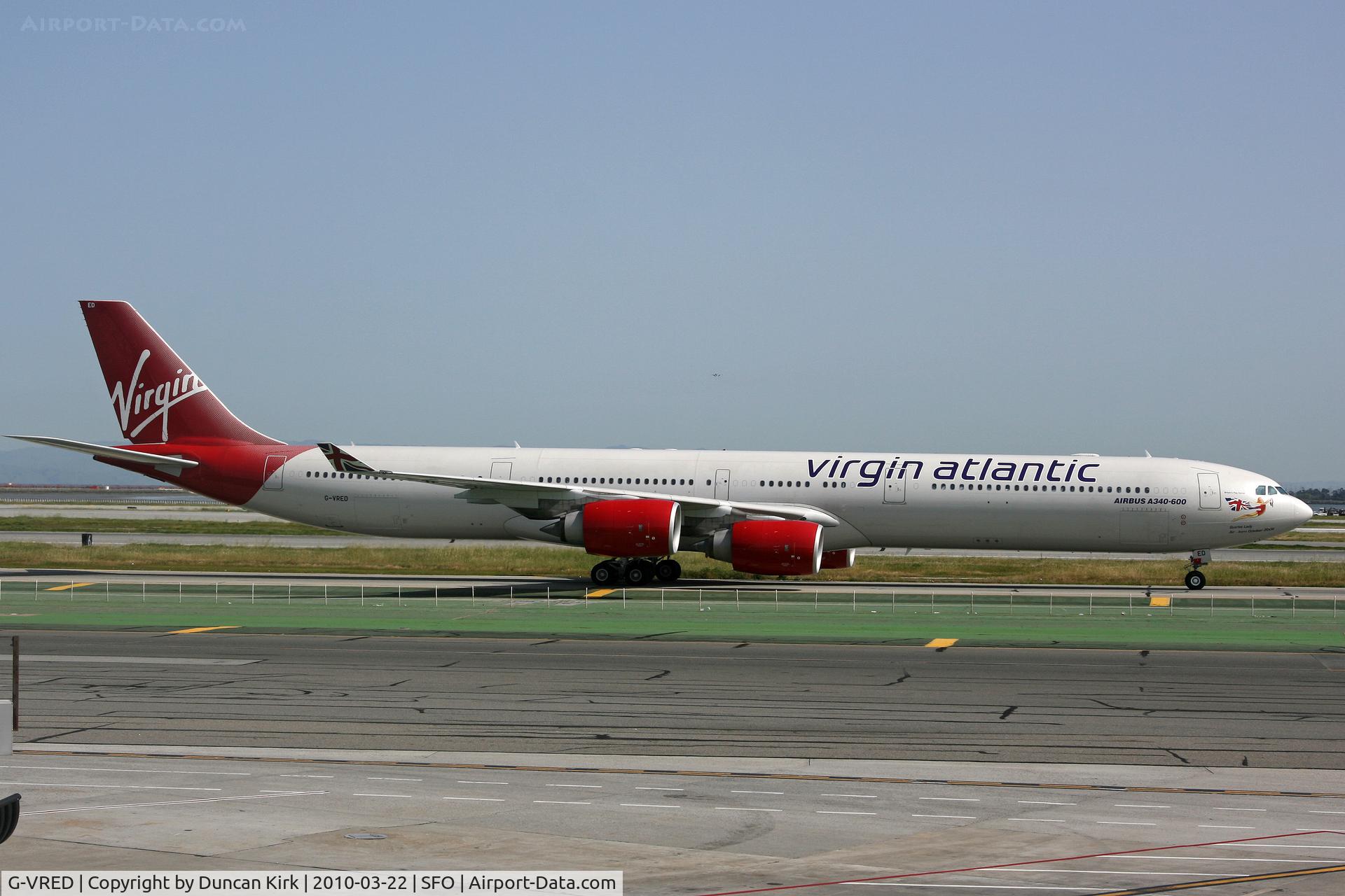 G-VRED, 2006 Airbus A340-642 C/N 768, So incredibly long!