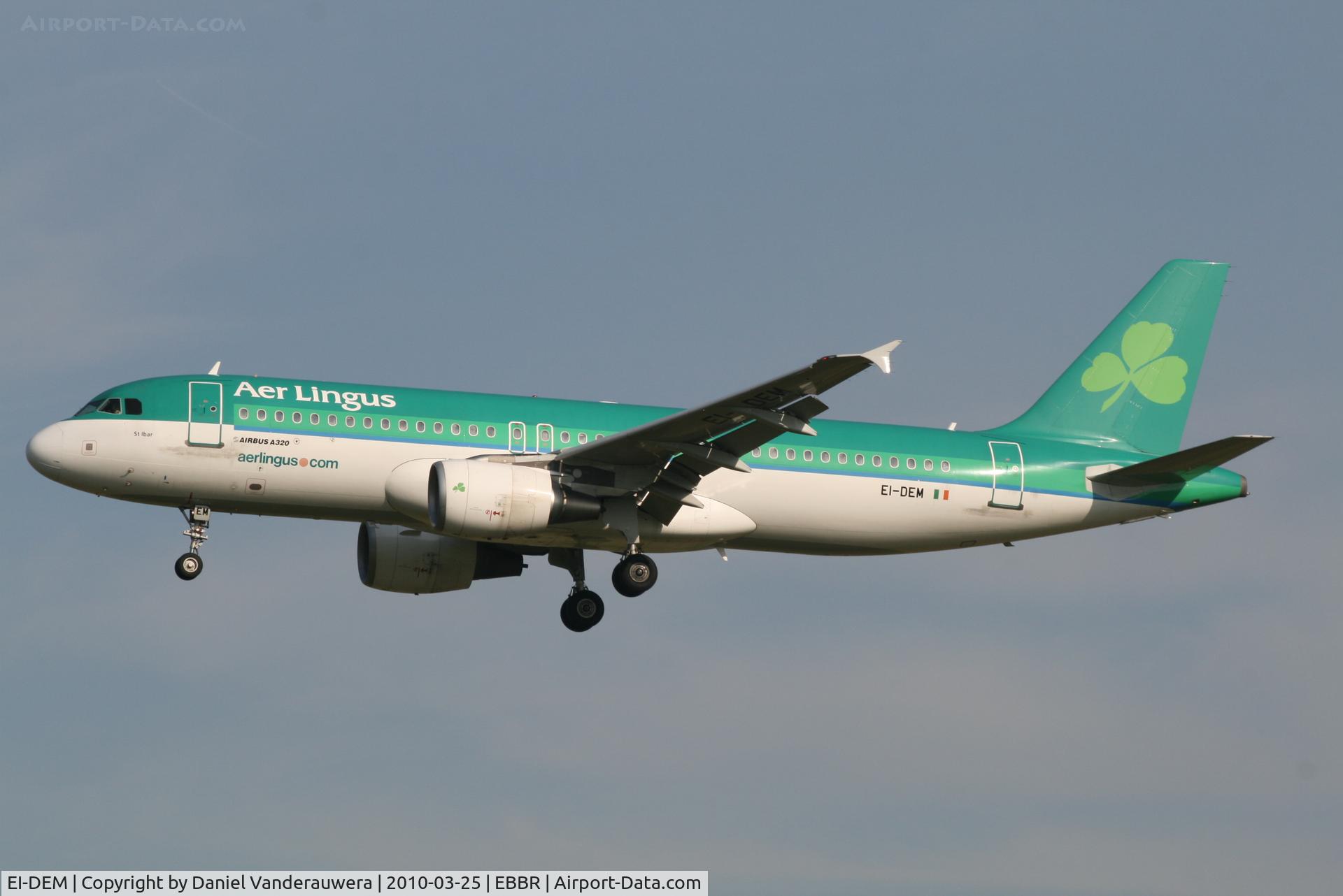 EI-DEM, 2005 Airbus A320-214 C/N 2411, Arrival of flight EI630 to RWY 25L