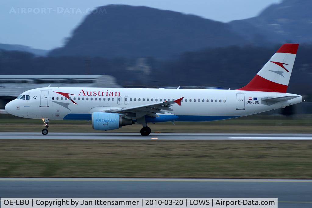 OE-LBU, 2001 Airbus A320-214 C/N 1478, Austrian Airlines