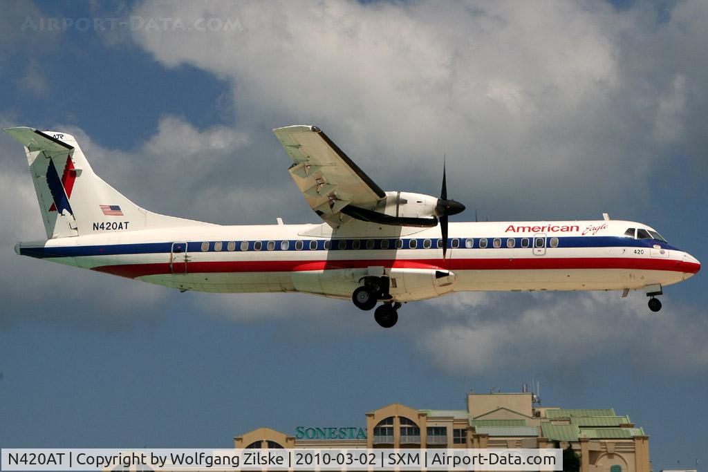 N420AT, 1994 ATR 72-212 C/N 420, visitor