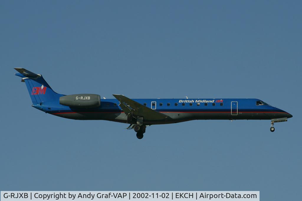 G-RJXB, 1999 Embraer EMB-145EP (ERJ-145EP) C/N 145142, British Midland EMB145