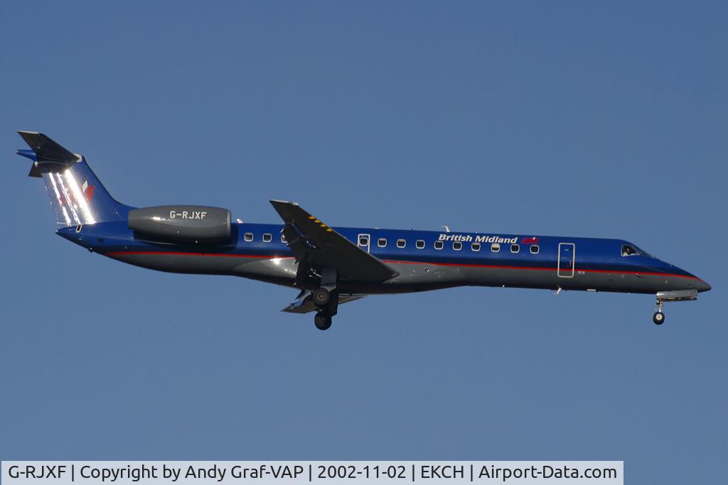 G-RJXF, 2000 Embraer EMB-145EP (ERJ-145EP) C/N 145280, British Midland EMB145